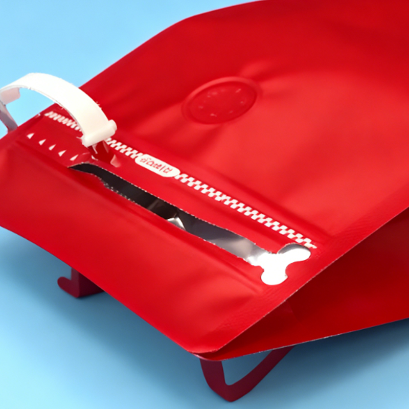 Bolsa con válvula de aire al vacío
